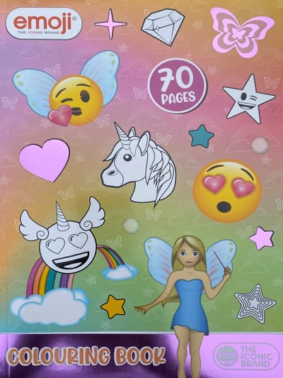 Emoji Kleurboek - Eenhoorn en Magie - 70 Pagina's