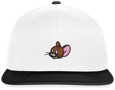 Tom And Jerry Jerry Als Borduurmotief Snapback cap