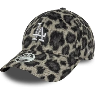 New Era Los Angeles Dodgers Dames Cosy Animal 9fortyâ® Cap 60691313 - Kleur Grijs - Maat 1SIZE