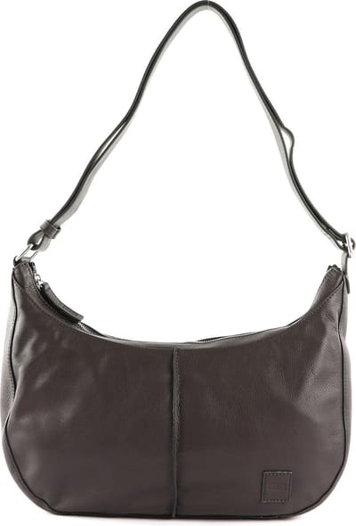 FREDsBRUDER Leren Schoudertas FB Midi Shoulderbag Dark Maroon Donkerbruin