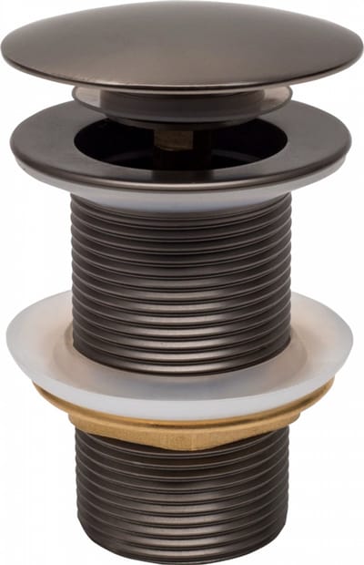 Mexen klik-klak-plug rond, grafiet - 79910-66