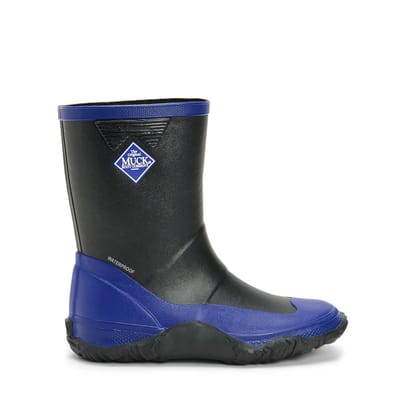 Muck Boot Forager Kids | Zwart/Blauw - Regenlaarzen - Maat 26 -