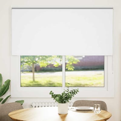 vidaXL - Rolgordijn - verduisterend - 165x130 - cm - stofbreedte - 161,6 - cm - wit