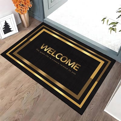 Entree Deurmat Gouden Strepen Decoraties Deur Entree Tapijt Huis Deurmatten Buiten Tapijten Huis Vloerkleed Tapete Entrada De Casa 70x110cm