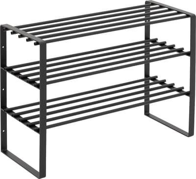 Spinder Design schoenenrek Rex SR 2 - Zwart - 12 paar schoenen - Staal