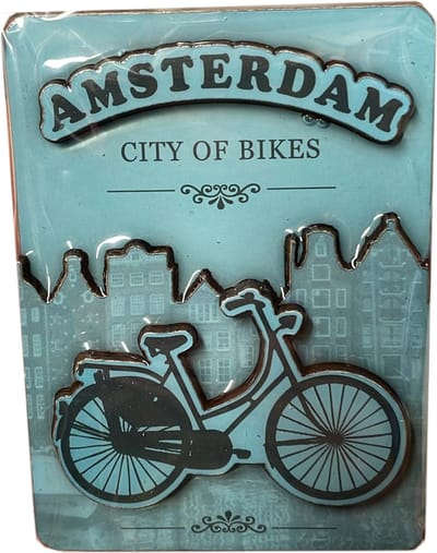 Memoriez 2D Magneet Fiets Petrol