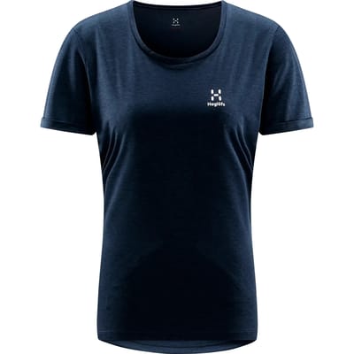 Haglofs Ridge Hike T-shirt Met Korte Mouwen Blauw M Vrouw