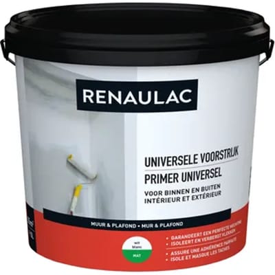 Renaulac Voorstrijk Universeel Wit 5l