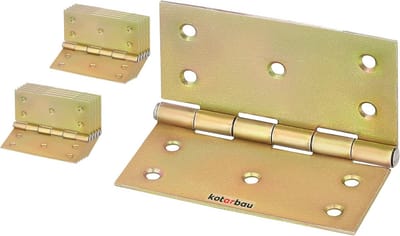 Deurscharnieren 100 mm - Verzinkt en Antiek Design - 10 Stuks