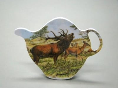 Geharo Theetip Edelhert – Melamine Theezakjeshouder – 10 x 7 cm