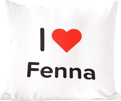 Sierkussens - Kussentjes Woonkamer - 60x60 cm - I love - Fenna - Meisje