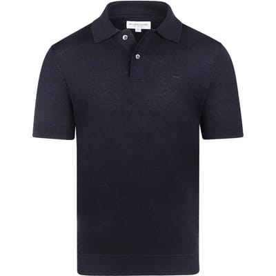 McGregor Fine Merino Polo S/s Navy Size: S | Polo Shirts Outlet | Heren | Blauw