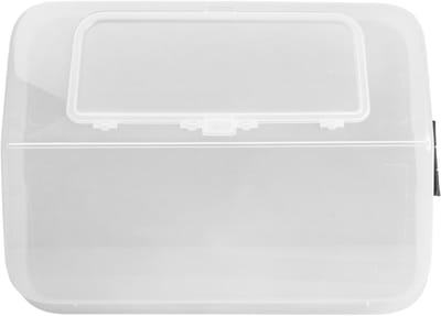 Elho Green Basics Grow Garden Kweekhuis l - Deksel voor Kweekbak - 100% Gerecycled Plastic - 65.5 x 48.3 x 29.2 cm - Transparant