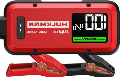 Draagbare Starthulp - Auto Accu Starter - Auto Starten - 1250A Piekstroom - 44.4 Wh - Rood