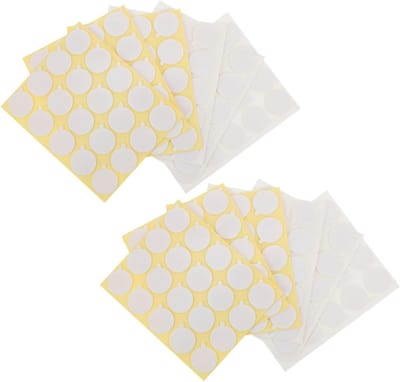 Kaars Stickers - Wick Stickers - Kaarsen Maken - Hittebestendig Dubbelzijdig - 12 Vellen - Transparant