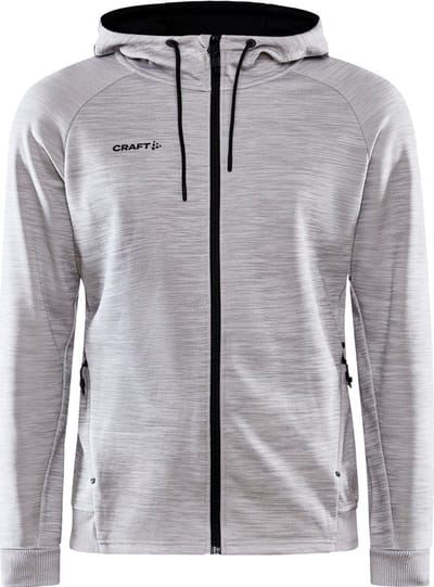 Craft Unify Jas Met Kap Heren - Grijs Gemeleerd | Maat: XS
