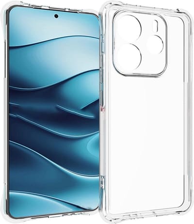 Coverup Hoesje - Geschikt voor Xiaomi Redmi Note 14 5G Hoesje - Coverup TPU Back Cover met AirBag Corners - Transparant