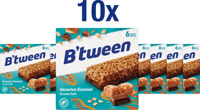 B'tween Gezouten Karamel - Mueslirepen - Muesli - 60 repen x 23 gram