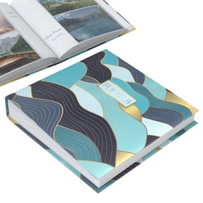 ACROPAQ Fotoalbum - Insteekalbum, 10 x 15, Voor 200 foto's, 100 pagina's - Fotoboek
