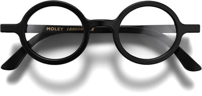 London Mole® Moley Reading Glasses | Fashion Round Glasses | Man, Woman, Unisex | With Flexible Legs