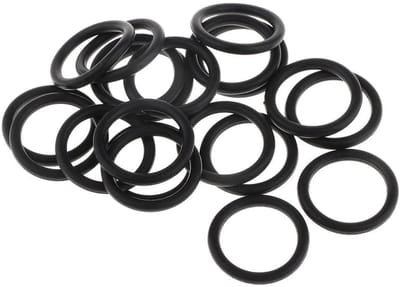 Rubberen O-ringen - Afdichtingen Pakkingen - RC Drone Onderdelen - Geurdichte Afdichting - 20 x 2.4 mm - Zwart