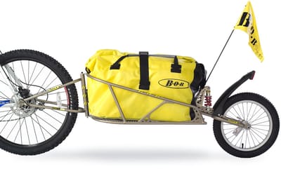 BOB IBEX, goud TR0514 voor ATB 28"/29", met snelspanner en BOB zak, fietskar - fietstrailer