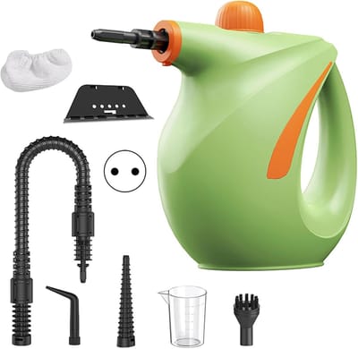Hogedruk stoomreiniger - Krachtige reiniger - Hygiënisch reinigen - Snelle opwarming - 700 ml reservoir - groen