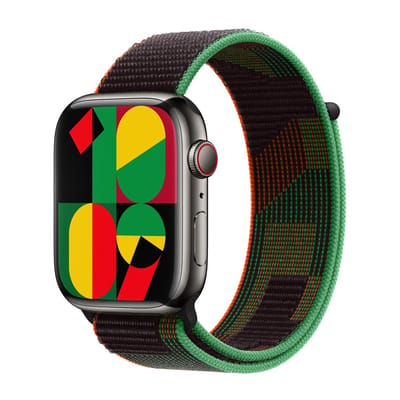 Apple Sport Loop band voor de Apple Watch | 38/40/41/42 mm - Black Unity