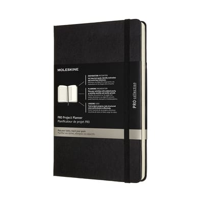Moleskine Professional Project Planner - Large - Hardcover - Zwart