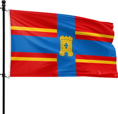 VlagDirect - Coevorden vlag - Gemeente Coevorden vlag - 90 x 150 cm.