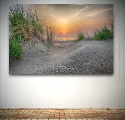 Foto op Canvas - Strand AlexF020 – Formaat 120 x 80cm - Wanddecoratie - Muurdecoratie woonkamer - Slaapkamer decoratie - Kamer accessoires - Schilderijen op canvas