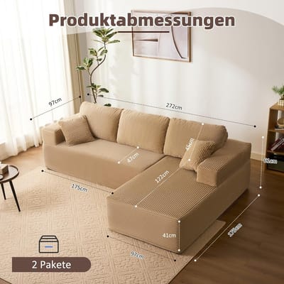 Luxe Uitschuifbare Slaapbank – Bruin – Industrohome