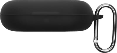 kwmobile cover voor oordopjes case - geschikt voor SoundPeats Chasers - Trendy beschermhoes draadloze oordopjes in zwart