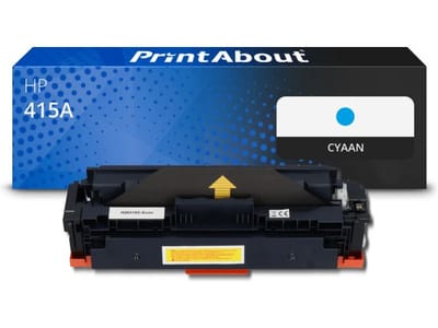 PrintAbout huismerk Toner 415A (W2031A) Cyaan Geschikt voor HP