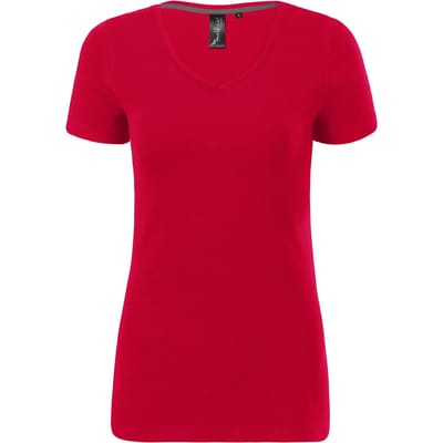Dames-T-shirt met V-hals Malfini Premium Action 701