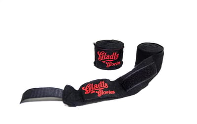 Gladts bandages - bandages 2 paar- zwart - 460 cm - boksen - kickboksen -thaiboksen - mma