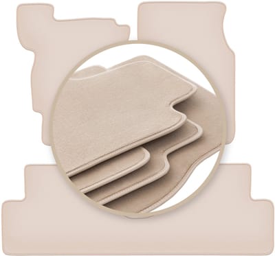 PREMIUM beige vloermatten voor: Honda Concerto liftback 1988-1994