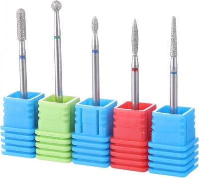 Professionele Nagelboren Set voor Gel en Acryl Nagels - 5 Stuks