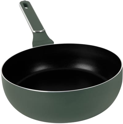 BerlingerHaus 8156 - Wokpan - Flipover - 26 cm - Matt Green collection