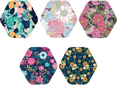 25x Waterdichte Sensorsticker Overpatches voor CGM (Libre 2/3) - Ademend en Zweetbestendig met Bloemenprint