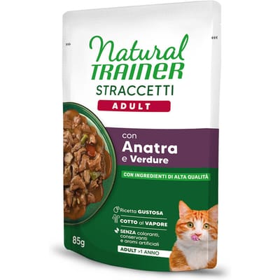 Natural Trainer Adult Straccetti Strips in saus 22 x 85 g - Eend