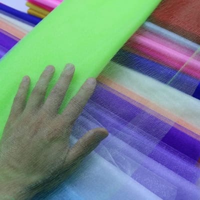 Decoratiestof 48 cm x 10 m - Bruiloft, Feest, Banket, Tafelloper, Kerstdecoratie - Organza Stof voor Bruidssluiers, Petticoats, Rokken