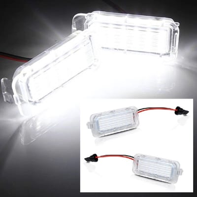 TLVX LED Kenteken Units Storingsvrij 2 stuks geschikt voor Ford – Canbus – Goede pasvorm – 6000K wit licht – Autoverlichting – 12V – Plug and Play – Fiësta – Mondeo – Kuga – Focus – S-max – C-max (2 stuks)