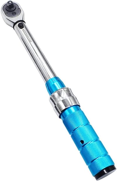 Allecto Plus - Momentsleutel 5-60 Nm/33-45 ft-lb voor Fiets en Motorfiets - 76-tand Dual Direction - Professionele Multitool met 1/2 Inch Aandrijving