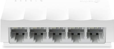 Desktop Switch - Netwerk Hub - Netwerk Uitbreiden - Stil en Energiezuinig - 5 Poorten - Wit