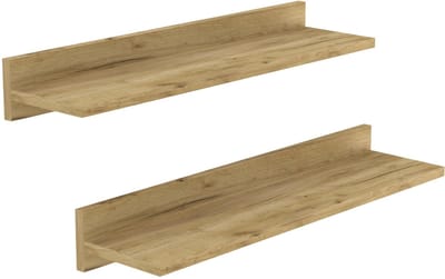 Unyqoos ® Stijlvolle Zweedse Wandplanken Set van Twee Stuks met Onzichtbare Bevestiging