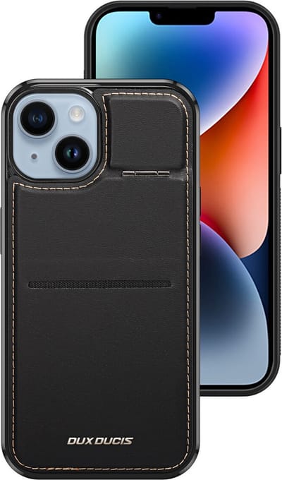Dux Ducis - Telefoon Hoesje geschikt voor de iPhone 15 Pro Max - Geschikt voor Magsafe - Back Cover - Rafi Series - Zwart