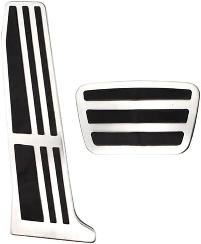 Pedaal Covers - Auto Accessoires - Verbeter Rijervaring - Antislip Oppervlak - 2 Stuks - Metaal