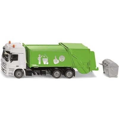 SIKU2938 vuilniswagen incl. vuilnisbak, schaal 1:50, metaal/kunststof