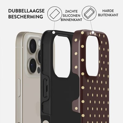 Burga Tough Backcover geschikt voor MagSafe geschikt voor iPhone 16 Pro Max - Sorry Busy